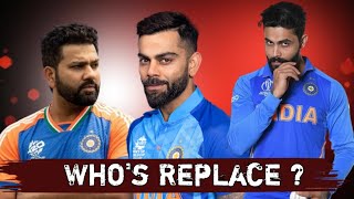 VIRAT ROHIT JADEJA Replacement। t20worldcup2024 t20 viratkohli rohitsharma jadeja [upl. by Raffo]