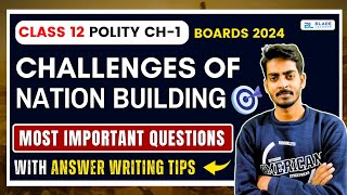 Challenges Of Nation Building Class 12 Important Questions  Class 12 Political Science Chapter 1 [upl. by Axia]