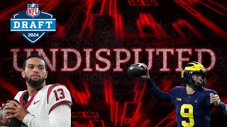 UnDisputed Podcast Caleb Williams JJ Mccathy NFL Draft [upl. by Vaclav395]