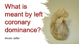 What is meant by left coronary dominance [upl. by Risley]