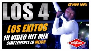 LOS 4  LOS EXITOS  LO MEJOR  BEST OF 1H VIDEO HIT MIX [upl. by Kumar703]