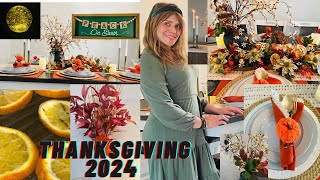 Decoración Thanksgivings Tradition  Decoración elegante para mesa de Thanksgivings 2024 🙏❤️ [upl. by Odradlig]