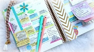 How To Organize and Decorate Your Planner [upl. by Haiacim]