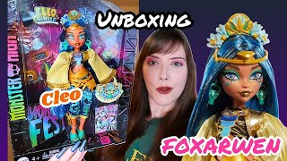 Cleo De Nile Monster Fest Unboxing FoxArwen October 2024 [upl. by Letnohs]