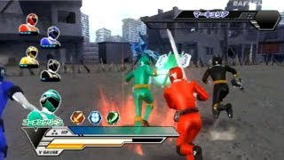 Super Sentai Battle Ranger Cross Wii GoOnger Part 13 HD [upl. by Kroo764]