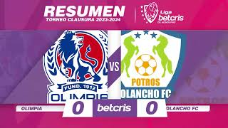 JORNADA 6 C OLIMPIA D VS OLANCHO FC [upl. by Gerdeen]