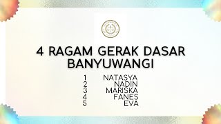 Ragam Gerak Dasar Tari Banyuwangi  Kelompok 7 Kelas XID2 SMAN PURWOHARJO [upl. by Alamat597]