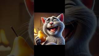 Frenemies 😹 cat cute kitten funny catlover kitty meow aicat music aishorts shortsviral [upl. by Aihsas]