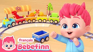 La Chanson du Train ArcEnCiel  Chanter avec Bebefinn  Bebefinn en français👶Chansons pour Enfants [upl. by Irpak]