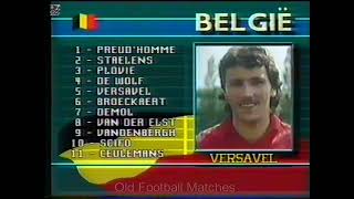 1990 Friendly  Belgium v East Germany [upl. by Platto]