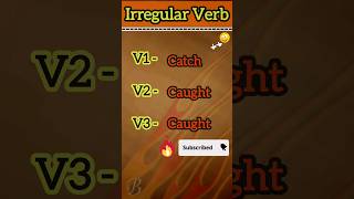 💥Irregular Verbs Verbs english shortvideo ytshorts [upl. by Thorndike39]