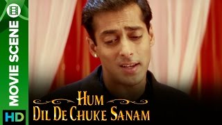 Salman Khan Sings Song  Movie Scene  Hum Dil De Chuke Sanam [upl. by Demahum]