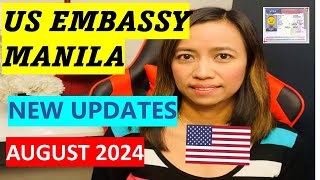 NEW UPDATES AT US EMBASSY MANILA PHILIPPINES VISA OPERATIONS [upl. by Etteuqram]