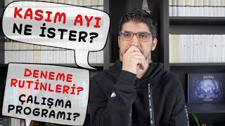 KASIM AYI YKS NE İSTER Son 7 Ay Çalışma Programı [upl. by Teresa]