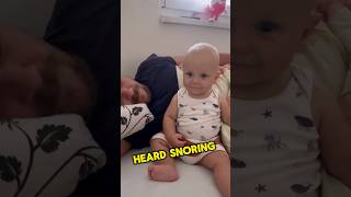 This little boy heard dads snoring first time [upl. by Letsirk487]