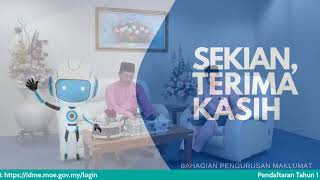 Pendaftaran Kemasukan Kanak Kanak Ke Tahun 1 Kalendar Akademik Sesi 20242025 [upl. by Sweyn]