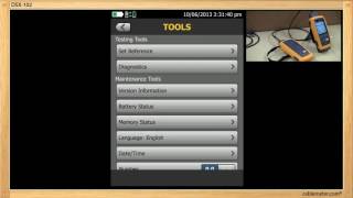 DSX 5000 CableAnalyzer Setting a Reference [upl. by Drugi]