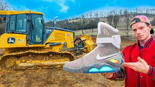 Using 35000 Nike Air Mags As Work Boots [upl. by Bovill]