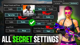 Pubg Bgmi All Secret Basic  Advance Settings  Advance settings guide  Bgmi amp Pubg Tips And Tricks [upl. by Brieta432]