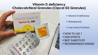 Cholecalciferol Granules Uprise D3 Capsules 4 Vitamin D deficiency  Supplement 4 Vitamin Deficiency [upl. by Riddle]