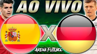 ESPANHA x ALEMANHA AO VIVO Quartas de Final Eurocopa  Narração [upl. by Clercq]