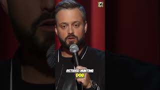 Humorous Hunting Fails Nate Bargatze and His Totally Inept Dog shorts [upl. by Wesley]