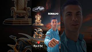 quotRonaldo amp Messis Amazing Lifestyles Maybach Cars Gold Chairs amp Family Lovequot day50 [upl. by Starks]