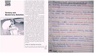 Class 12 Geography Notes Chapter 7 Tertiary and Quaternary Activities [upl. by Christiansen382]