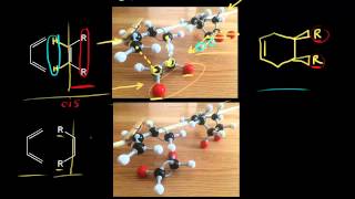 DielsAlder stereochemistry of dienophile  Organic chemistry  Khan Academy [upl. by Kopp956]