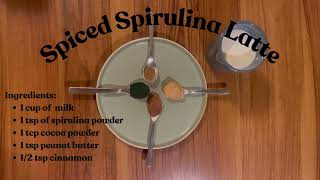 Spiced Spirulina Latte  healthy and warming autumn recipe [upl. by Mahmoud]