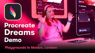 Procreate Dreams Demo London  Animating over Video Performing Rigging Audio and More [upl. by Jerrilee40]