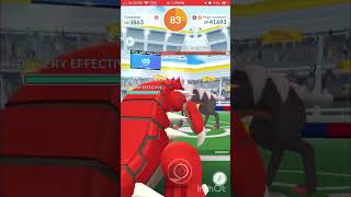 Solo mega houndoom raid soloraid pokemon pokemongobattle shinypokemon pokemongo fypyoutube [upl. by Jeffie282]