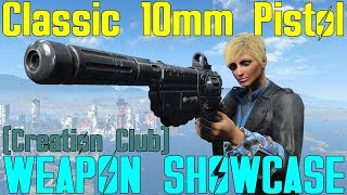 Fallout 4 Weapon Showcases Classic 10mm Pistol [upl. by Anirroc353]