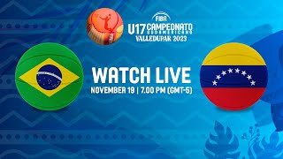 SEMIFINALS Brazil v Venezuela  Full Basketball Game  FIBA South American U17 Championship 2023 [upl. by Secunda]