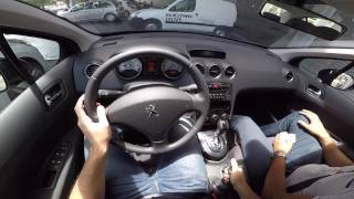 Peugeot 408 16 TURBO THP Test Drive Onboard POV GoPro [upl. by Oiralednac]