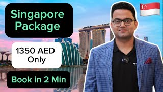 How To Book Singapore Tour Package Singapore Package only 1350 AED  singaporetour singapore [upl. by Harutek764]