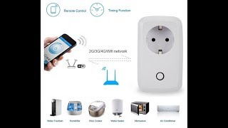 Presa elettrica AC WiFi comandata a distanza  Switch AC WiFi Smart Power Plug [upl. by Jegar]