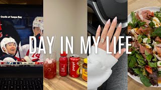 VLOG vacay prep nail appt devils hockey game fav sleep mocktail etc [upl. by Enida97]