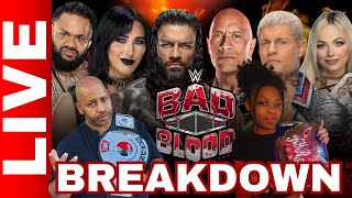 WWE BAD BLOOD 2024 FULL MATCH CARD BREAKDOWN [upl. by Chessy396]