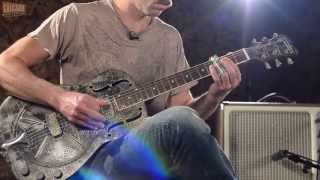 James Trussart SteelResoGator Resonator Guitar  CME Gear Demo [upl. by Nordine601]