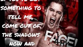 DownstaitSay It To My Face Lyrics WWE Alex Riley Theme Song [upl. by Knute593]