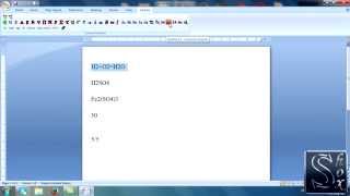 How to write chemical formulas in Office Word [upl. by Odnalor]