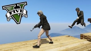 GTA V  Parkour Mais ZUADO da História kk [upl. by Ayotan]