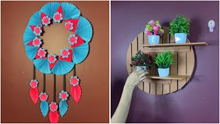 Beautiful DIY Wall Decorations  Dreamcatcher Craft amp Creative Shelf Ideas [upl. by Erlina531]