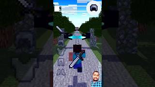 ESCAPING HEROBRINE in Minecraft Temple Run 🏃💨funny [upl. by Meyeroff566]