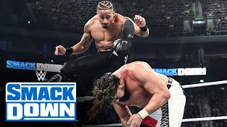 Carmelo Hayes overcomes Andrade in thriller SmackDown highlights Aug 30 2024 [upl. by Arded]