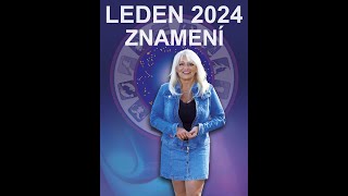 ZNAMENÍ NA LEDEN 2024  MBBoháčová [upl. by Aienahs]