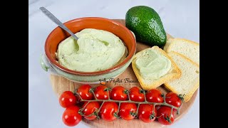 Crema de branza cu avocado patrunjel si usturoi sanatoasa si delicioasa [upl. by Miahc]