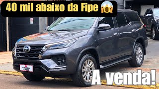 Toyota Hilux Sw4 Srx 28 2021 7 lugares 40 mil abaixo da fipe [upl. by Attelrahc239]