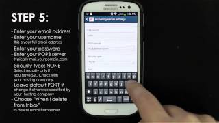 How to add POP3 email account on Android Phone [upl. by February484]